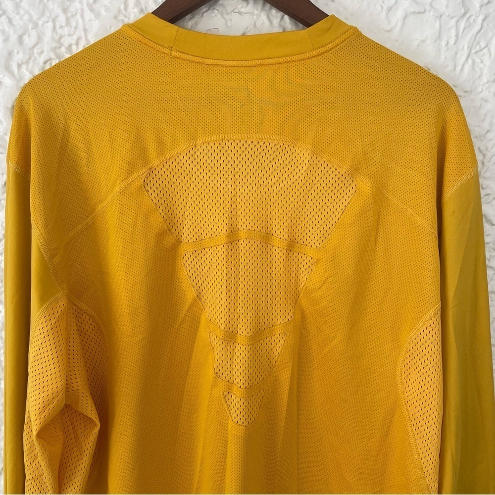 Air Jordan Men’s Dri-Fit Long Sleeve Vented Athletic Top Shirt Size XXL Yellow - Picture 8 of 11